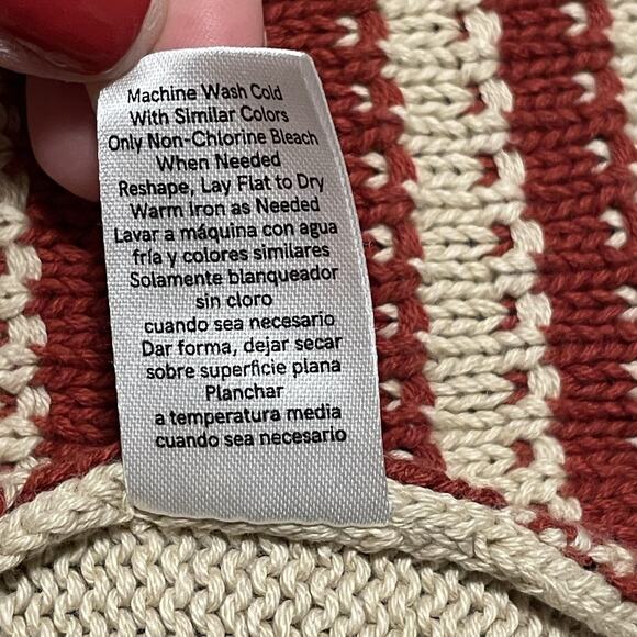 Venus Sweater Womens Medium American Flag Pullover Stars Stripes Knit Patriotic - Picture 6 of 8